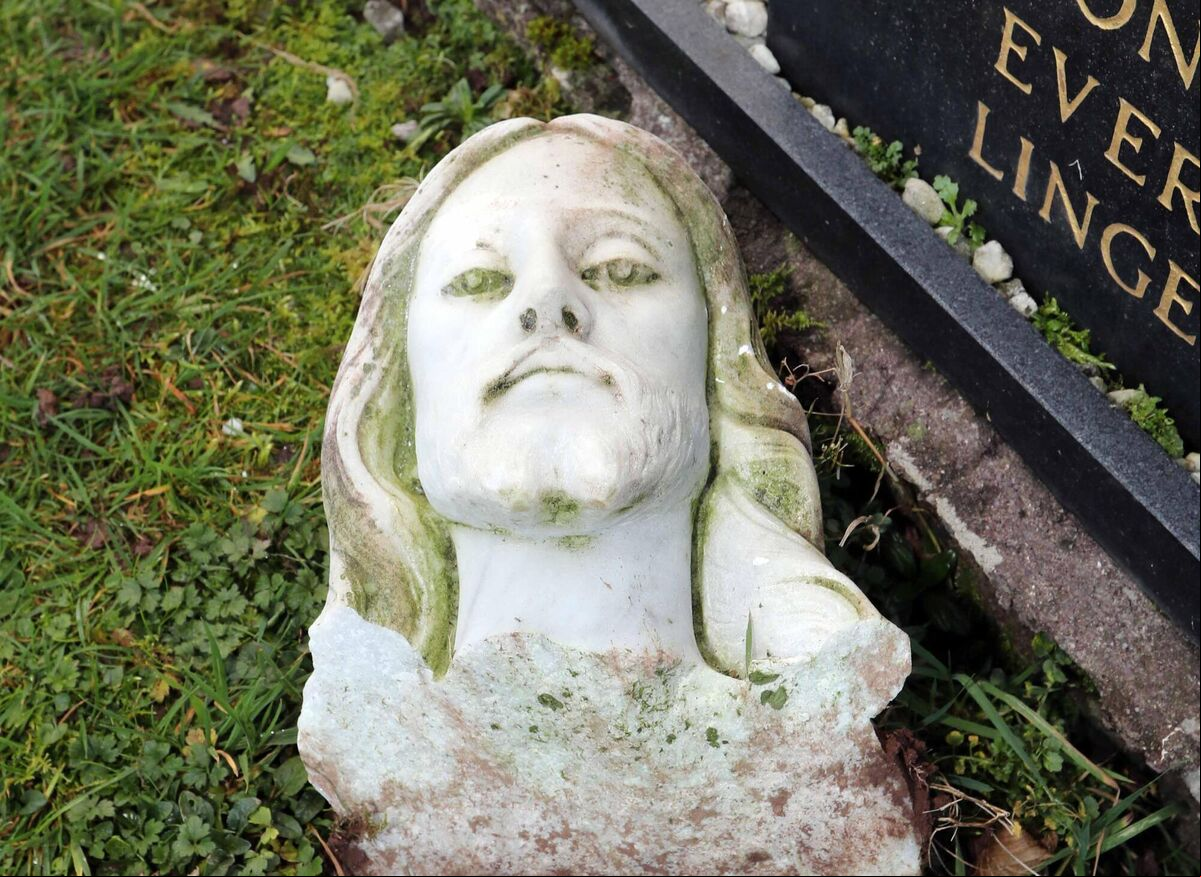 Vandalism damage to headstones/Graves, at St. Catherine's Cemetery, Kilcully.Picture: Jim Coughlan. Vandalism damage to headstones/Graves, at St. Catherine's Cemetery, Kilcully.Picture: Jim Coughlan.