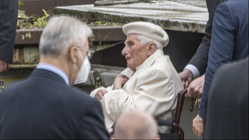 Emeritus Pope Benedict returning to Vatican after visiting ailing brother Emeritus Pope Benedict returning to Vatican after visiting ailing brother