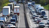 N40 delays following multi-car collision