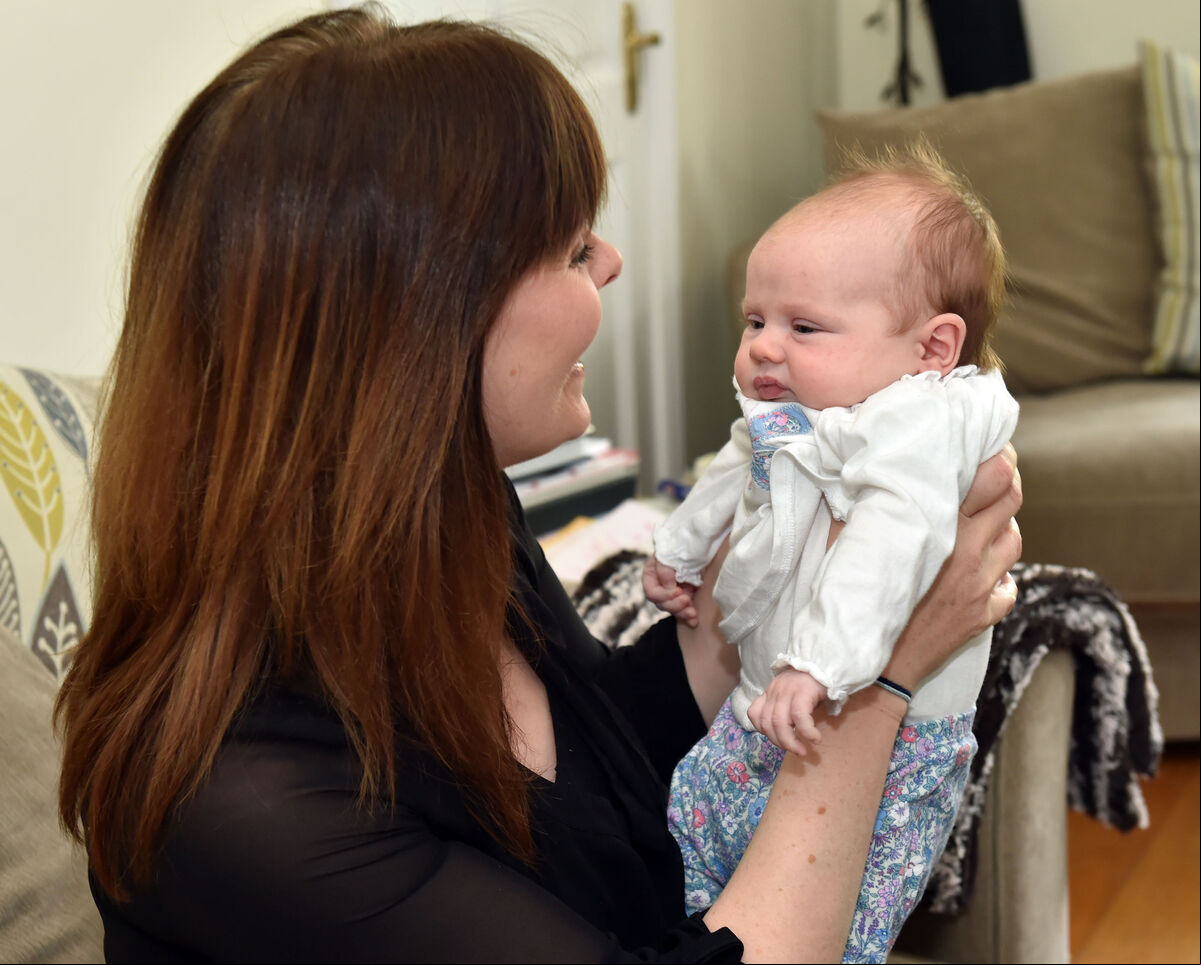 Alana Paget with baby Joni.Picture: Eddie O'Hare Alana Paget with baby Joni.Picture: Eddie O'Hare