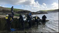 We all dive as a hobby and love the sea so if we can do some good, we will...