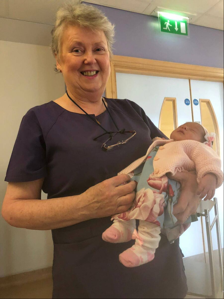 Margaret O’Driscoll with baby Eve. Margaret O’Driscoll with baby Eve.