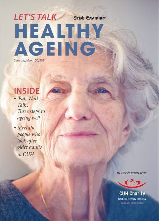 The 'Let's Talk Healthy Ageing' booklet, produced by the Irish Examiner in partnership with Cork University Hospital, was included with the print edition of Saturday, March 20. Below is a link to the booklet in a flickable e-paper format.