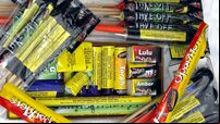 Home firework selection.