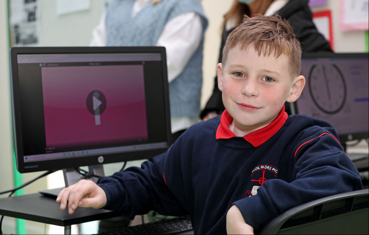 Rory McSweeney, 3rd class. Picture: Jim Coughlan. Rory McSweeney, 3rd class. Picture: Jim Coughlan.