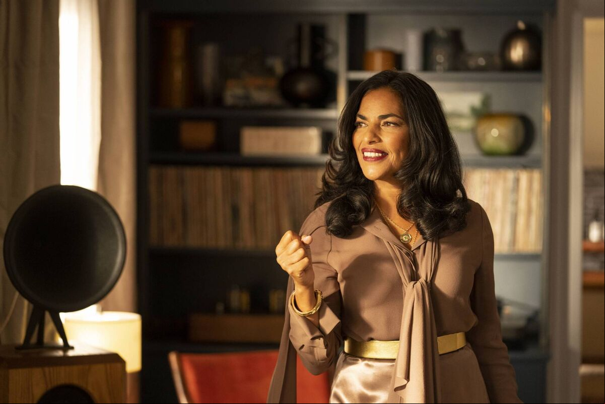 DIVERSE CAST: Sarita Choudhury who plays Carrie’s new friend, Seema Patel. DIVERSE CAST: Sarita Choudhury who plays Carrie’s new friend, Seema Patel.