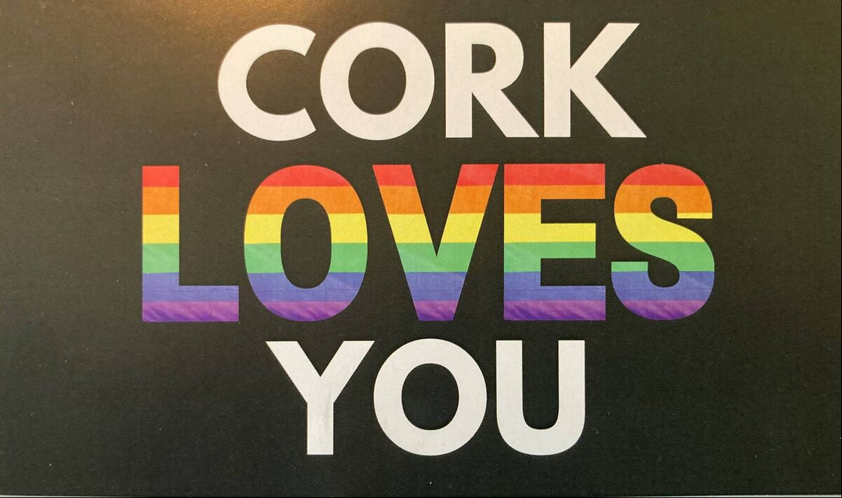 "Cork Loves You": a card handed out at Monday evening's Cork vigil in memory of Aidan Moffitt and Michael Snee, two gay men killed last week in Sligo. "Cork Loves You": a card handed out at Monday evening's Cork vigil in memory of Aidan Moffitt and Michael Snee, two gay men killed last week in Sligo.