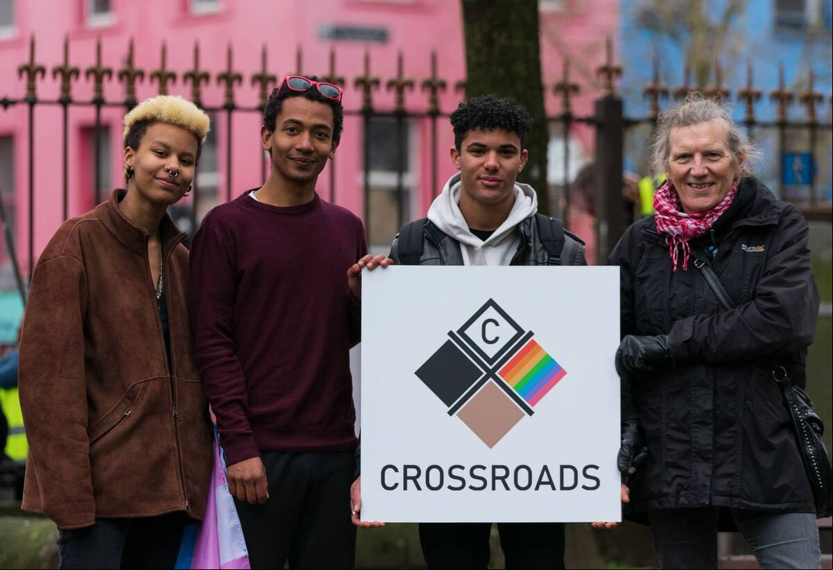 Iris Aghedo, researcher Thomas Heising, Leo O’Mahony, and Ailsa Spindler, Gay Project Co-ordinator, at the launch of the Crossroads Report. Picture: Aoife O’Leary Iris Aghedo, researcher Thomas Heising, Leo O’Mahony, and Ailsa Spindler, Gay Project Co-ordinator, at the launch of the Crossroads Report. Picture: Aoife O’Leary