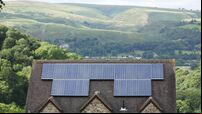 Solar s on roof of house UK