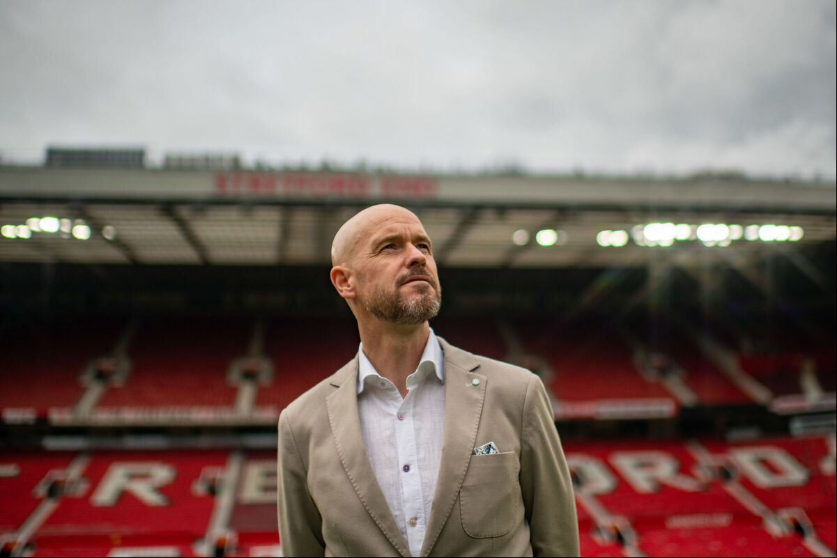 Manchester United manager, Erik ten Hag during his unveiling at Old Trafford, Manchester. Will he get the time to prove himself? Picture: Manchester United Handout/PA Wire. Manchester United manager, Erik ten Hag during his unveiling at Old Trafford, Manchester. Will he get the time to prove himself? Picture: Manchester United Handout/PA Wire.
