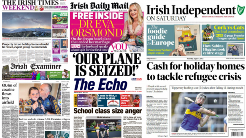 What the papers say: Saturday's front pages What the papers say: Saturday's front pages