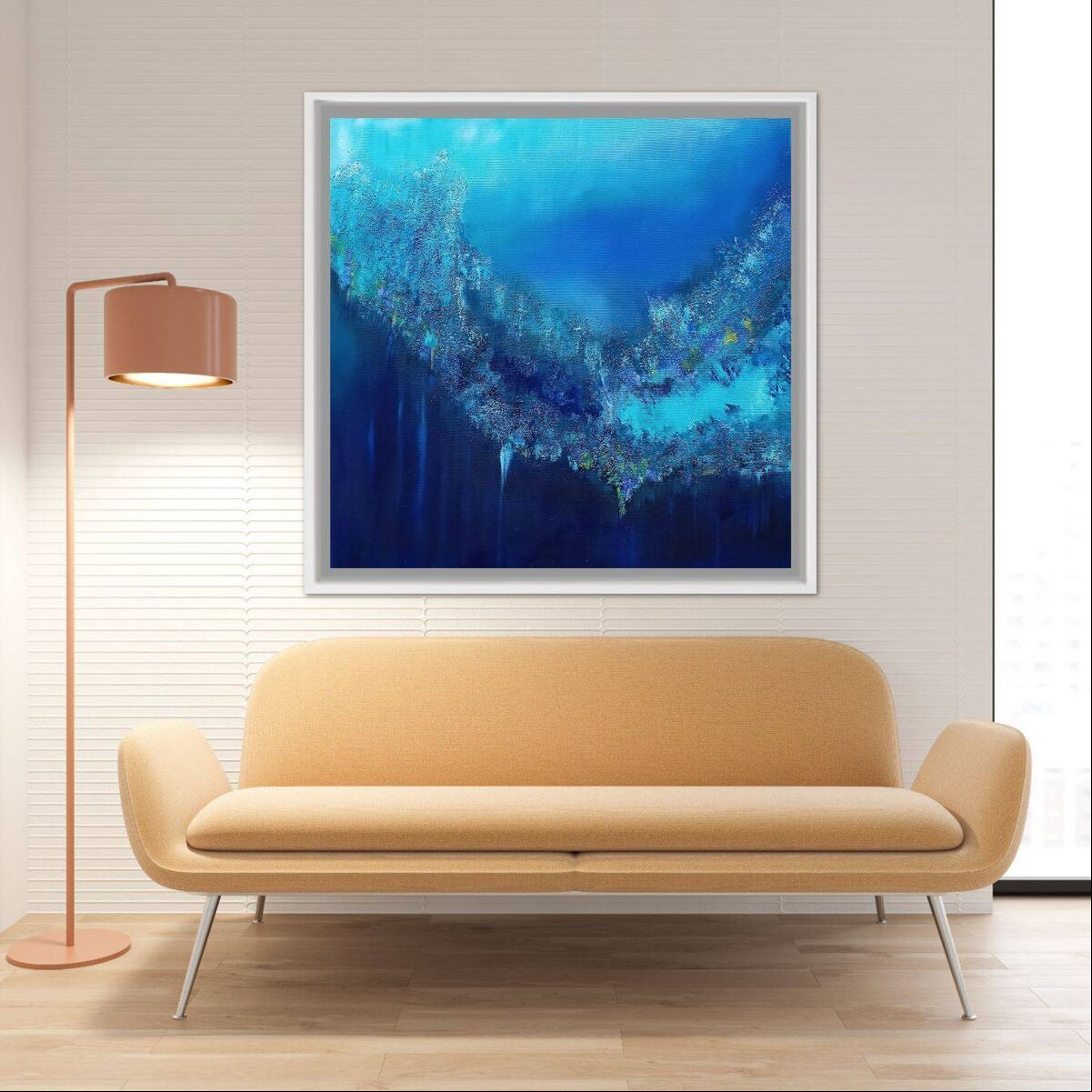 Another stunning painting by Sue, 'Beneath the Waves'. Another stunning painting by Sue, 'Beneath the Waves'.