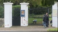 Iranian Embassy in Dublin defaced with graffiti overnight