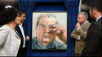 Portrait of Nobel Peace Prize winner John Hume unveiled at Westminster