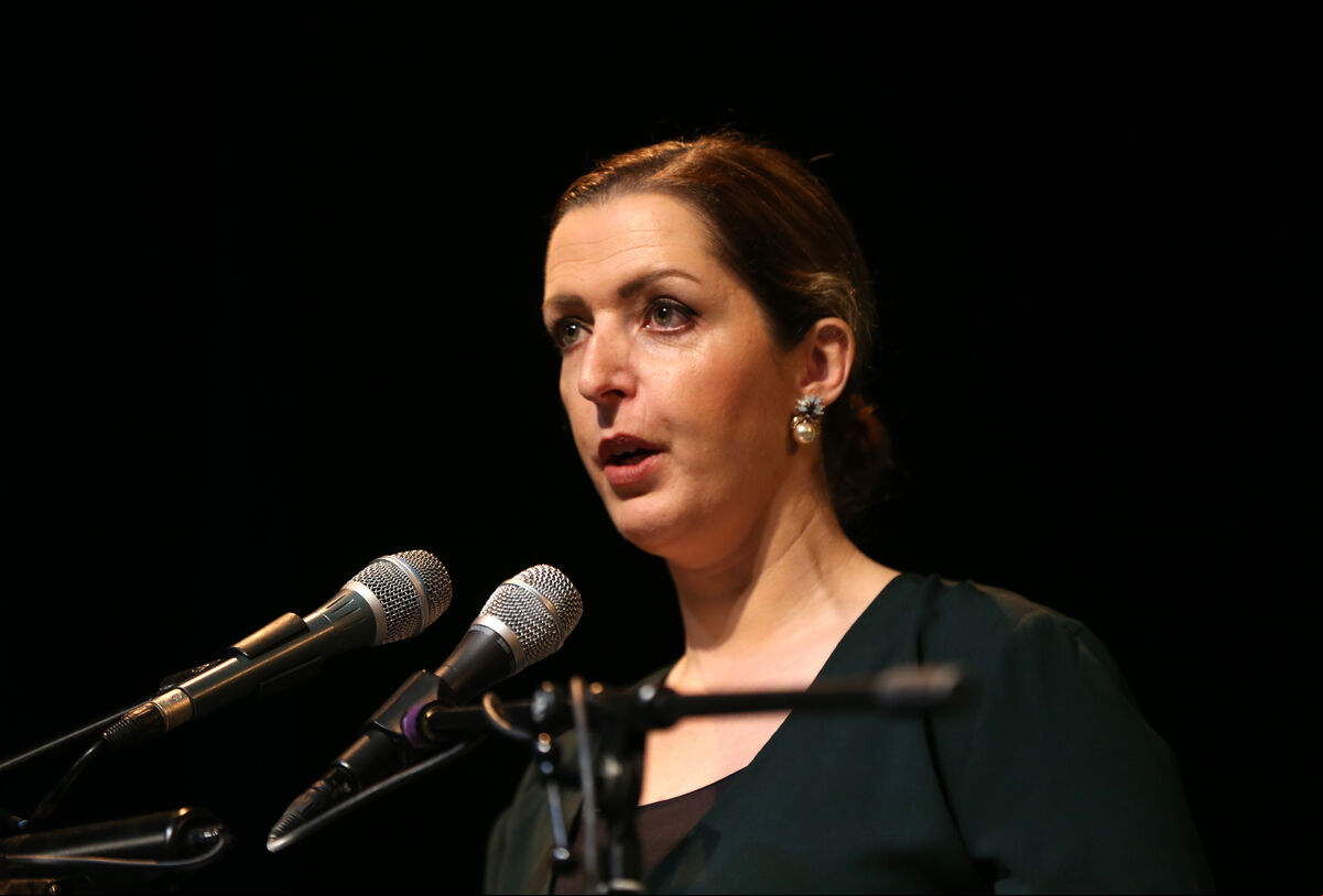 Cervical cancer victim Vicky Phelan speaking at #FemFest, a major conference for young women at Liberty Hall Dublin. Photo: Sam Boal/RollingNews.ie Cervical cancer victim Vicky Phelan speaking at #FemFest, a major conference for young women at Liberty Hall Dublin. Photo: Sam Boal/RollingNews.ie