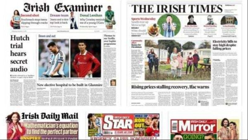 What the papers say: Wednesday's front pages What the papers say: Wednesday's front pages