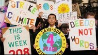 Student climate strikers mark four years of weekly protests outside Dáil