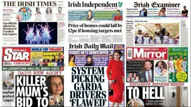 What the papers say: Friday's front pages What the papers say: Friday's front pages