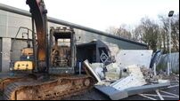 Stolen digger used to rip out ATM in Co Armagh theft
