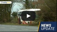 Video: Bus driver dies in Westmeath crash; Health system under 'unprecedented' strain