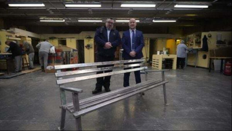 Prisoners take part in Men’s Shed initiative to help prepare for life outside Prisoners take part in Men’s Shed initiative to help prepare for life outside