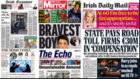 What the papers say: Wednesday's front pages