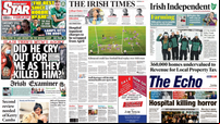 What the papers say: Tuesday's front pages