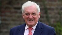 ‘No question’ of senior Fianna Fáil role for Bertie Ahern, says junior minister