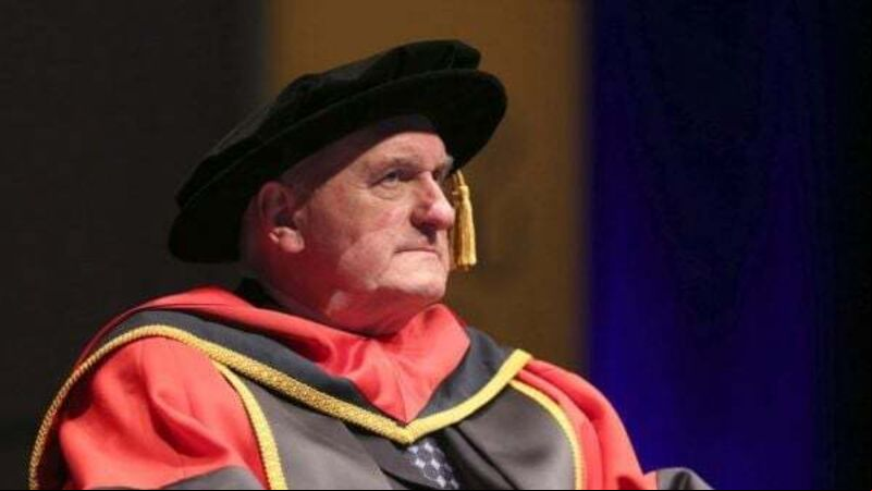 Conferring ceremony honouring Bertie Ahern disrupted by protestors Conferring ceremony honouring Bertie Ahern disrupted by protestors