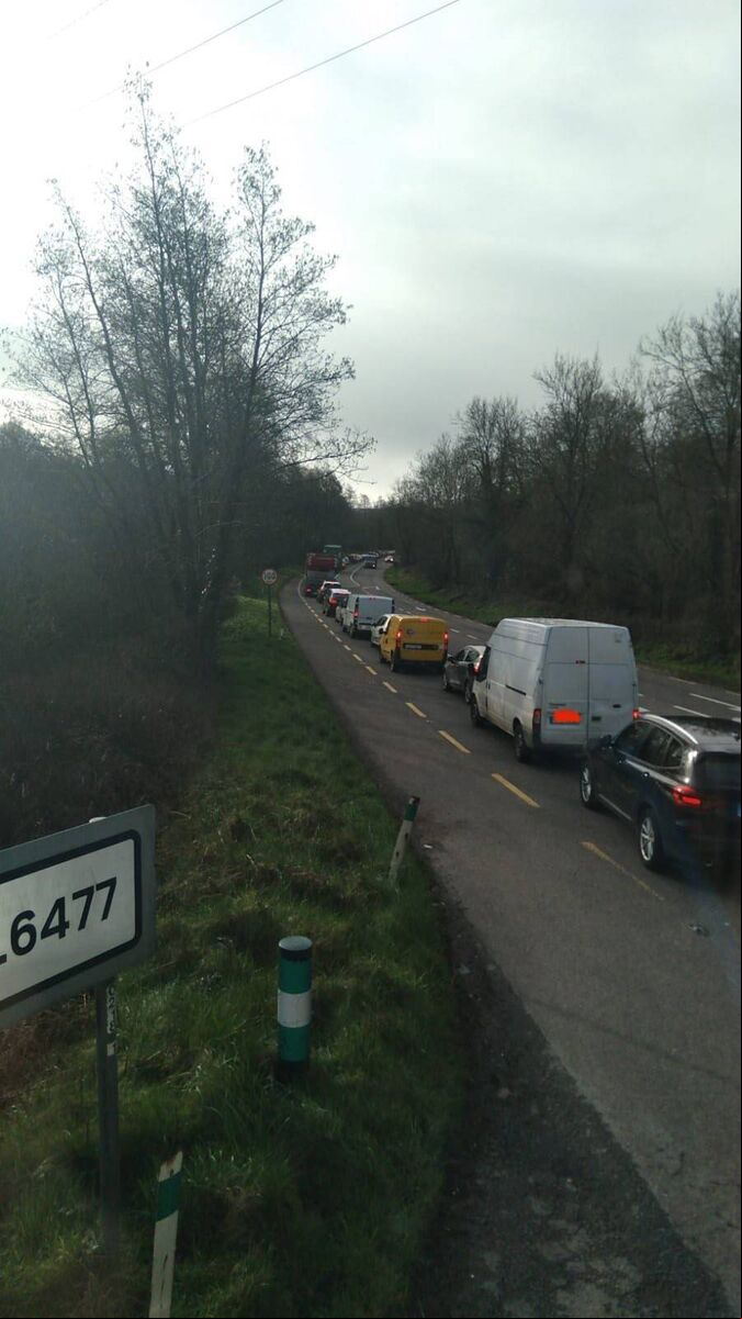The road closure order had been in place for over two months until May 19, on the R613, the Church Road Carrigaline, to replace an old water main that has been causing problems. The road closure order had been in place for over two months until May 19, on the R613, the Church Road Carrigaline, to replace an old water main that has been causing problems.