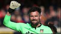 Ben Foster kissed ‘fully on the lips’ by Rob McElhenney after Wrexham heroics