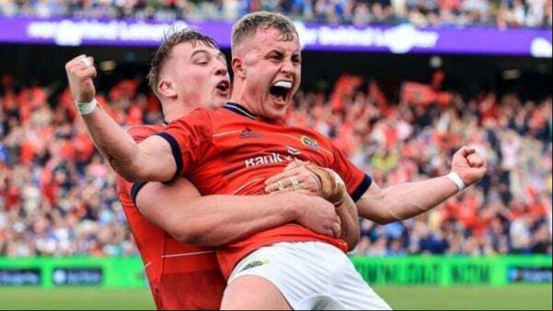 Munster stun Leinster with late drop goal to reach URC final Munster stun Leinster with late drop goal to reach URC final