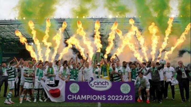 Man in serious condition after violence during Celtic title celebrations