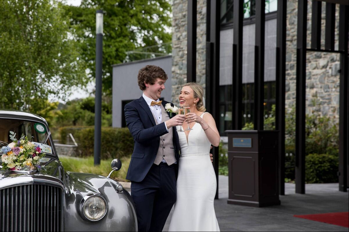 The wedding car was by Pristine Classics, Glenbeigh. The bride and groom said they were absolutely amazing on the day. The wedding car was by Pristine Classics, Glenbeigh. The bride and groom said they were absolutely amazing on the day.