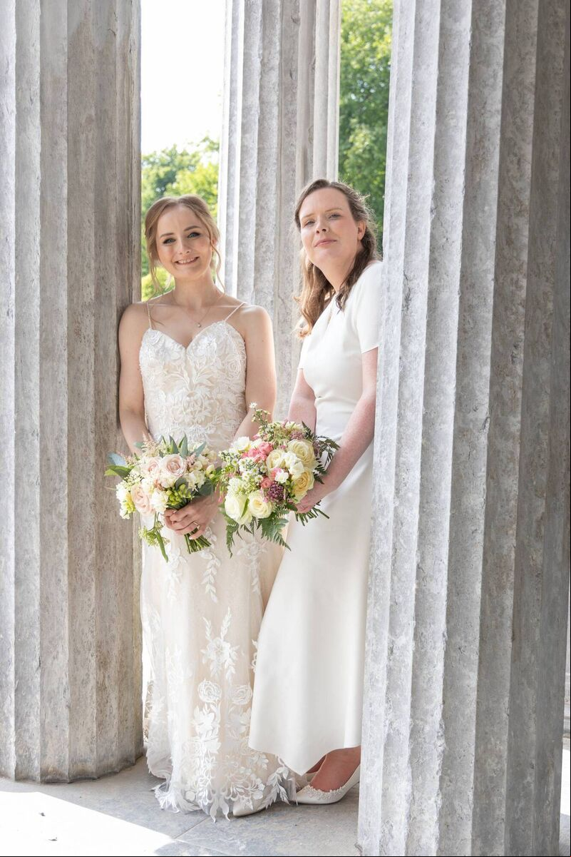 The couple said it was lovely to be with loved ones to celebrate.