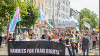 Hundreds turn out for warm and defiant Trans+ Pride Cork