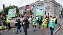 Hundreds turn out in  of Cork City library workers