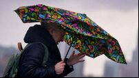 Rain warning in place for three counties