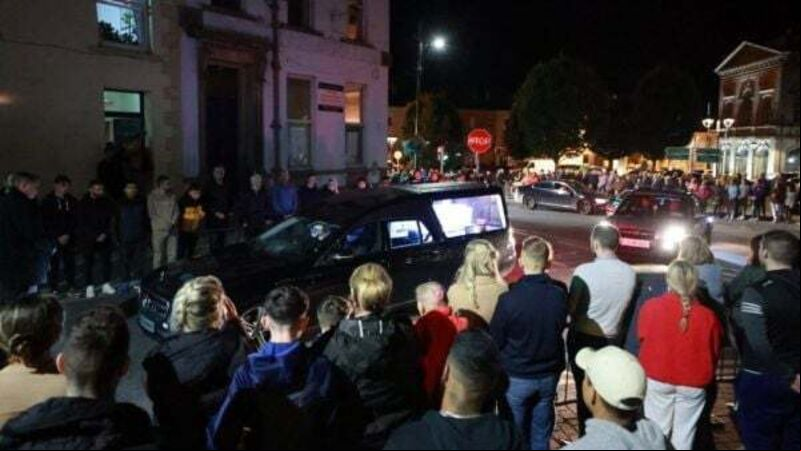 Guard of honour held in Clones for Monaghan crash victim Guard of honour held in Clones for Monaghan crash victim