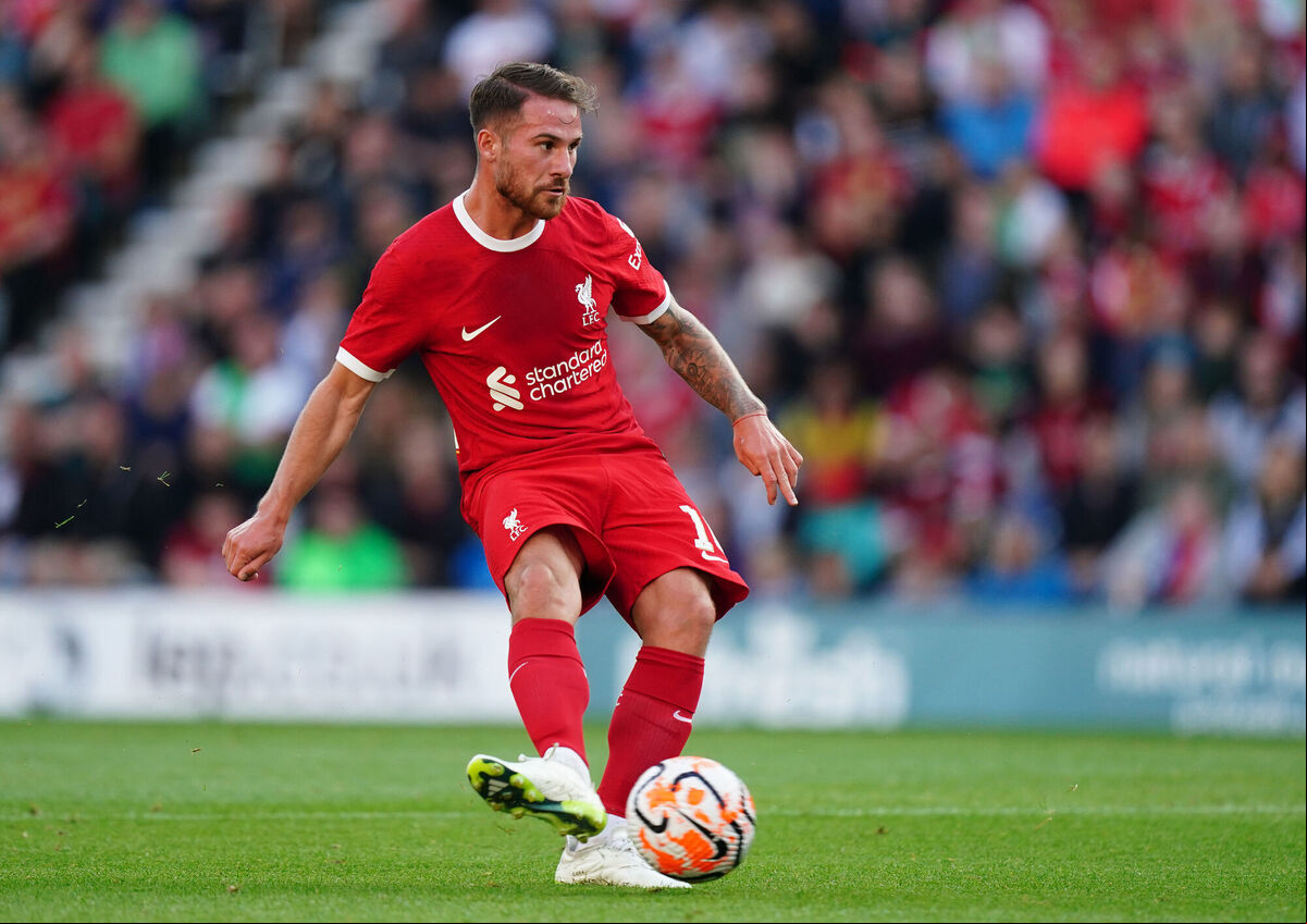 Liverpool's Alexis Mac Allister during the pre-season friendly match at Deepdale Stadium, Preston. Picture: Mike Egerton/PA Wire.