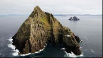 Skellig Michael being plagued by drones, helicopters and boats