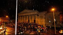 Hundreds attend peaceful demonstration in Cork following decision by city pub to rebrand for Freshers' Week 