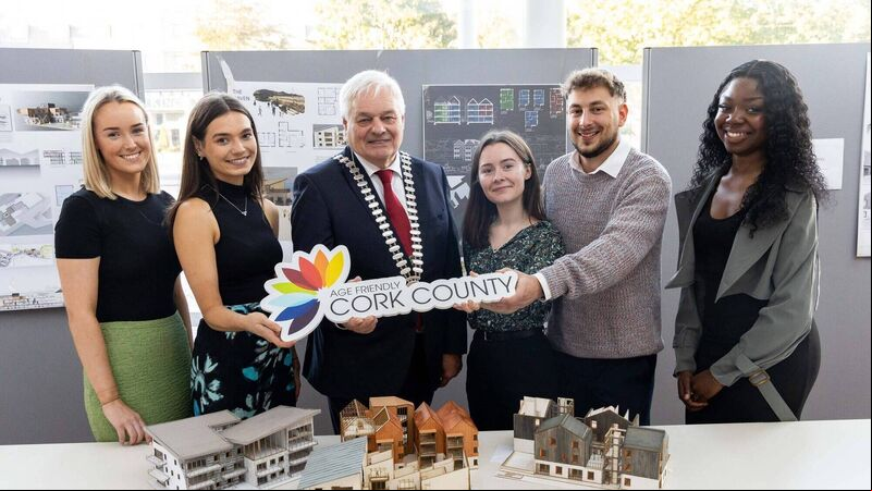 Students recognised by county mayor for work in creating age-friendly housing solutions 