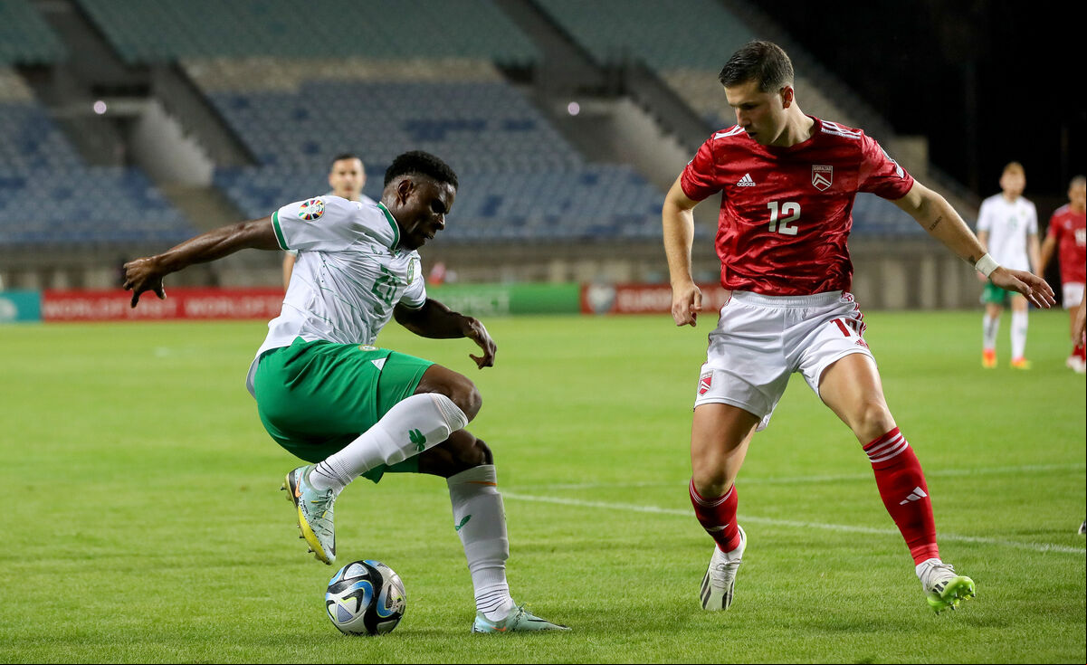 Chiedozie Ogbene has been in top form for Ireland despite their struggles. Picture: INPHO/Ryan Byrne Chiedozie Ogbene has been in top form for Ireland despite their struggles. Picture: INPHO/Ryan Byrne