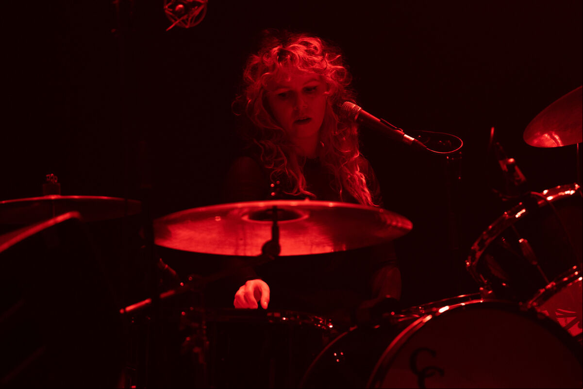ØXN drummer and vocalist Eleanor Myler. Pic: Darragh Kane ØXN drummer and vocalist Eleanor Myler. Pic: Darragh Kane