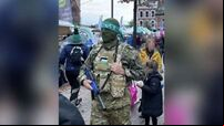 Police probe report of person dressed as Hamas militant during Derry Halloween event