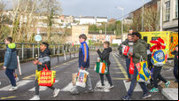 Pictures: Cork pupils deliver 110 bags of food to Penny Dinners ahead of busy Christmas period 