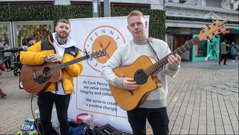 Cork buskers raise €8,000 for Penny Dinners Cork buskers raise €8,000 for Penny Dinners