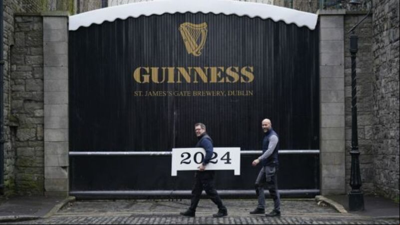 It’s a privilege, say local duo who put new year on Dublin’s St James’s Gate It’s a privilege, say local duo who put new year on Dublin’s St James’s Gate
