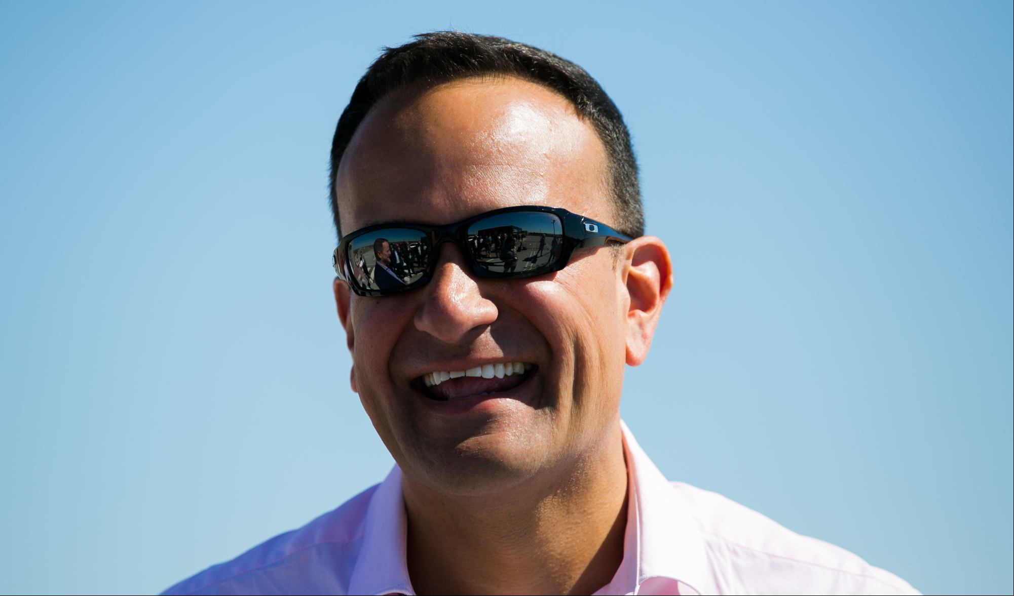Tanaiste Leo Varadkar TD during the launch of Manna Drones Delivery at Millfield Shopping Centre, Balbriggan. August, 2022.